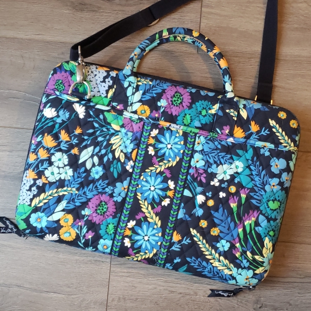 Vera Bradley Hardcover Laptop Case -Midnight Blues
